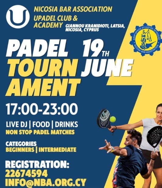 NBA Padel Tournament: Lawyers and Sport in Nicosia event image