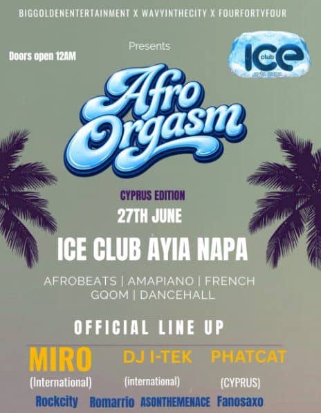 Afro Orgasm: Cyprus Edition Dance Party in Ayia Napa event image