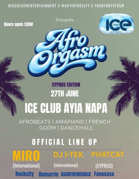 Afro Orgasm: Cyprus Edition Dance Party in Ayia Napa event image