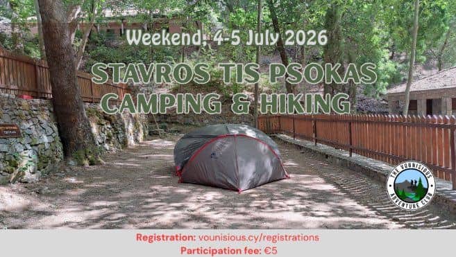 Stavros Tis Psokas: Camping & Hiking Weekend in Paphos event image