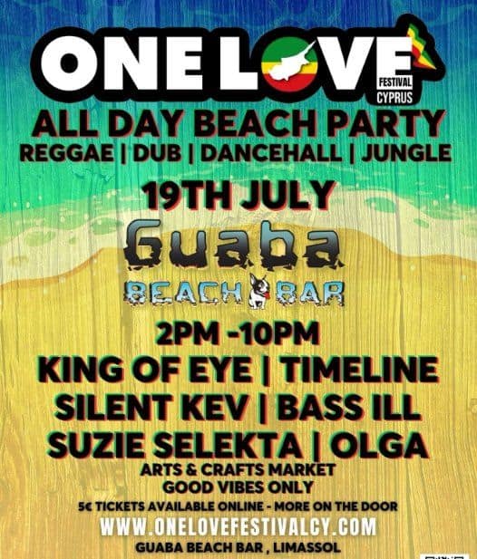 One Love Beach Session: Całodniowa Reggae Impreza w Limassol