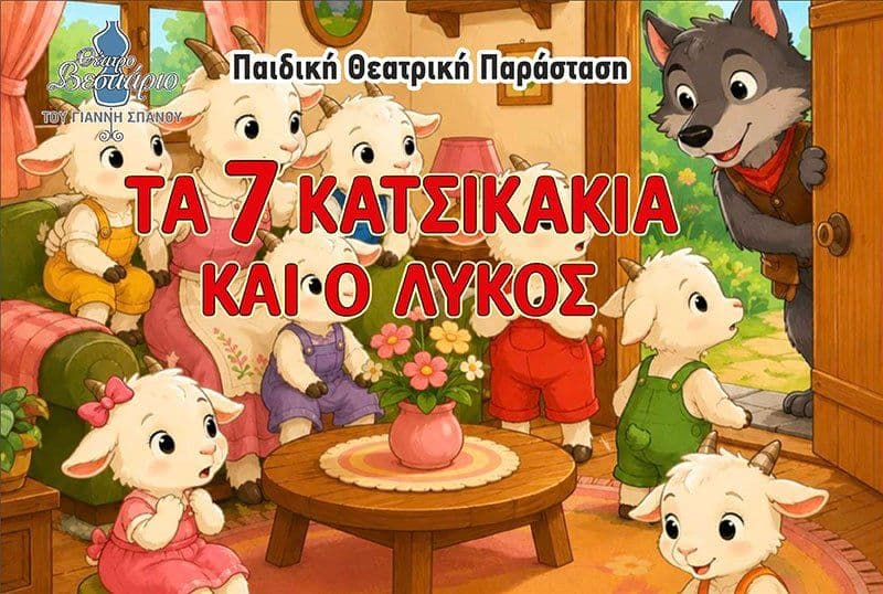 The Seven Little Goats and the Wolf: Children's Theatre Tour Across Cyprus event image