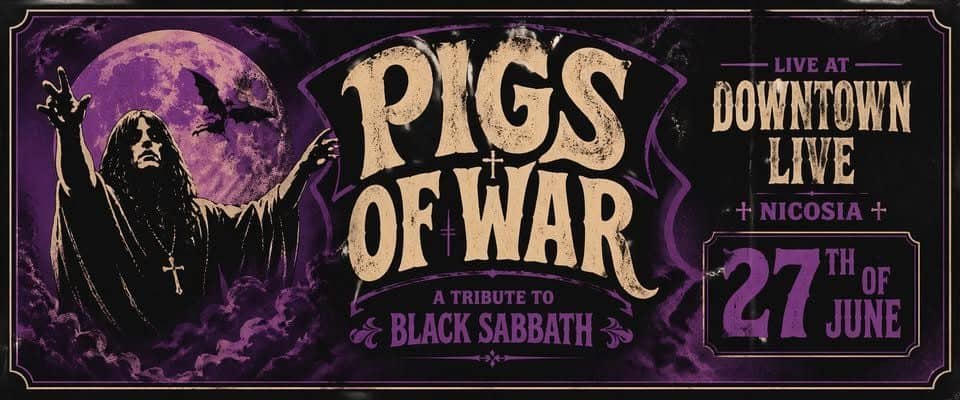 Pigs of War: Black Sabbath Tribute Concert in Nicosia event image