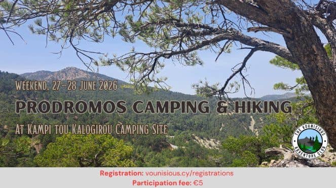 Prodromos Camping & Hiking Weekend in Troodos event image