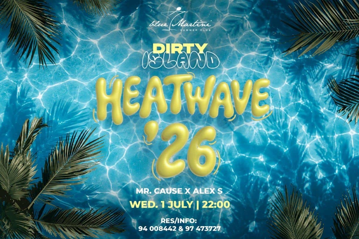 Heatwave 26: Summer Beach Party at Blue Martini in Larnaca event image
