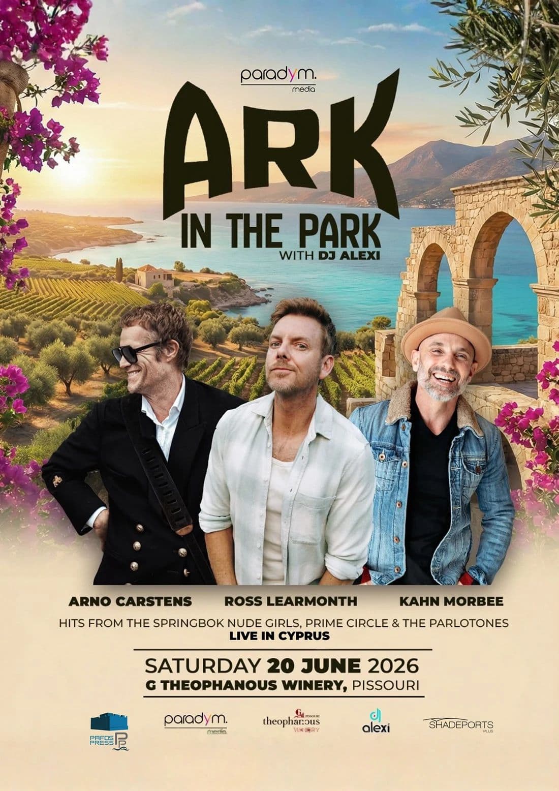 ARK in the Park: South African Rock Live at Pissouri Winery 2026 event image