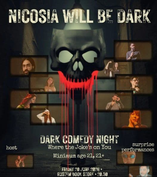 Dark Comedy Night: Where the Joke's on You in Nicosia event image