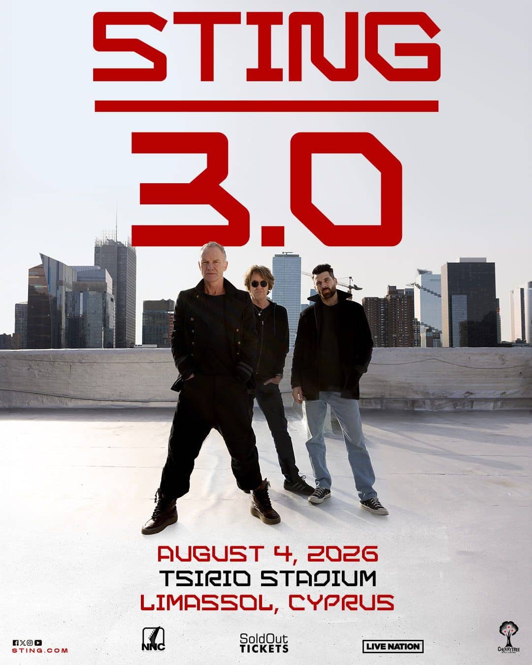 Sting 3.0 World Tour: Live in Limassol Cyprus 2026 event image