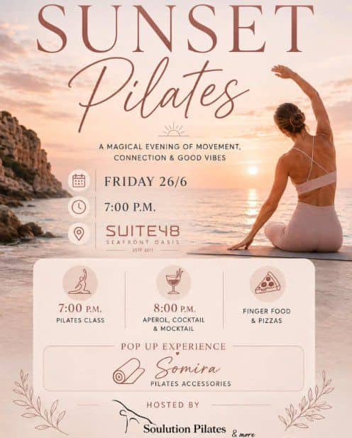 Sunset Pilates: Seafront Wellness Experience at Suite48 event image
