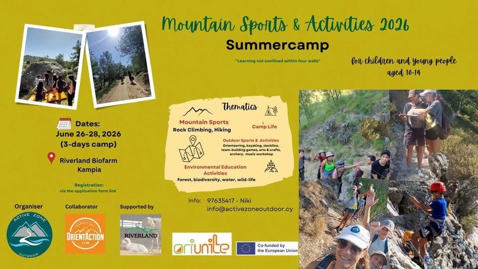 Mountain Sports Summer Camp: 3-Day Adventure in Kampia event image