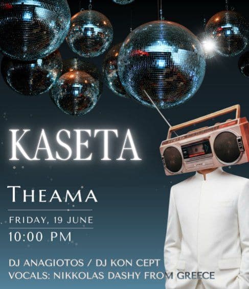 Kaseta Retro Event: 90s & 2000s Party at Theama Venue in Limassol event image