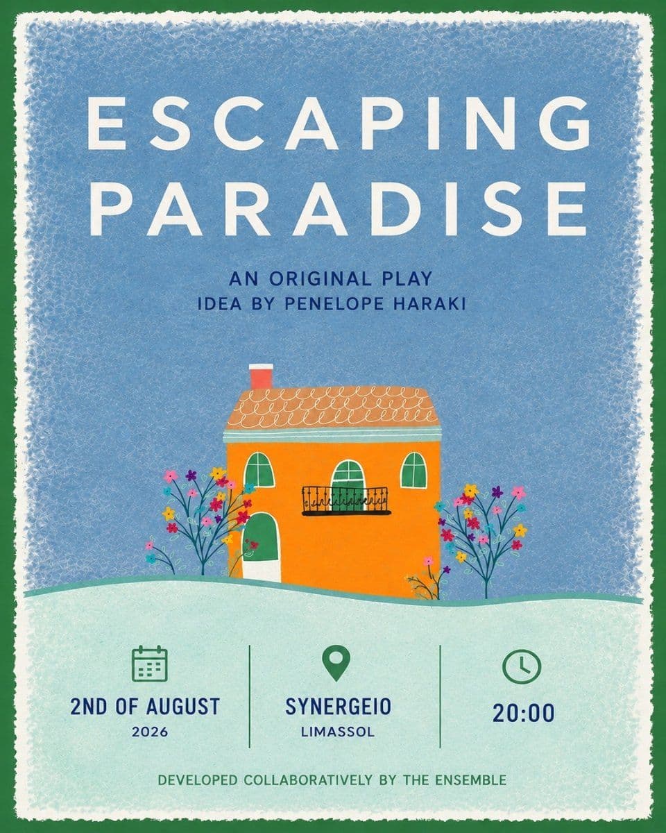 Escaping Paradise: Original Comedy Theatre in Limassol event image