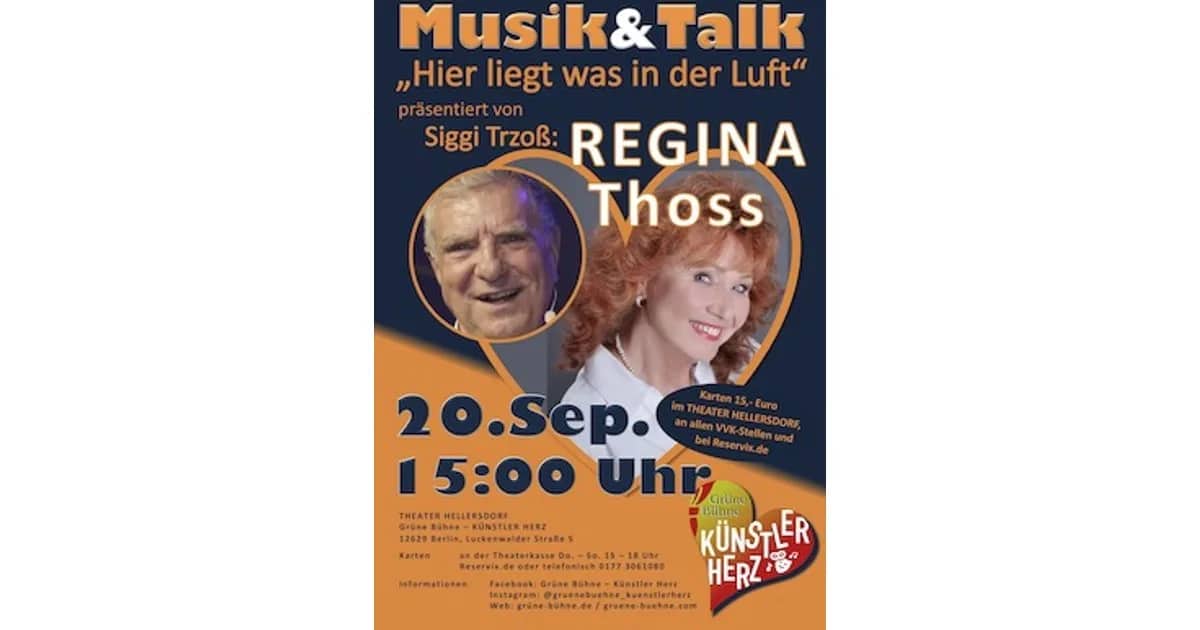 Zu Gast in der Grünen Bühne - Musik und Talk mit Siggi Trzoß event poster