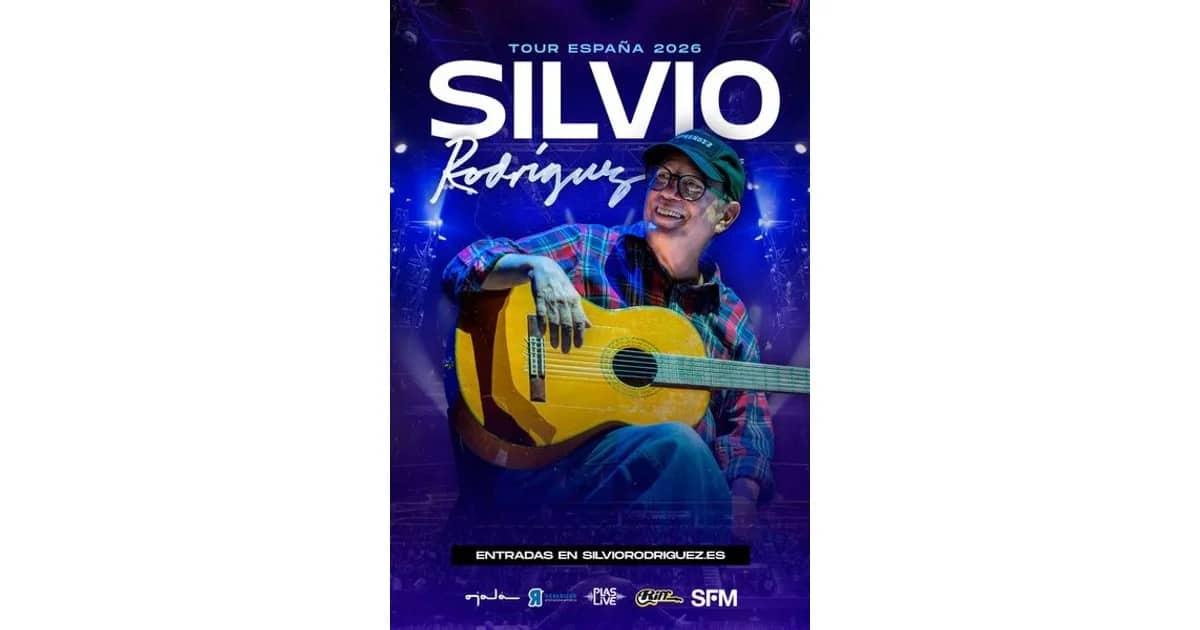 Silvio Rodriguez - Tour España 2026 event poster