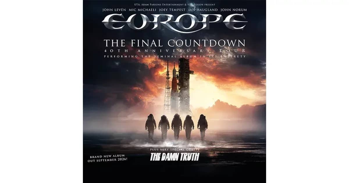 EUROPE - The Final Countdown - 40th Anniversary Tour