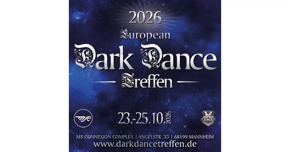 European Dark Dance Treffen - Tagesticket Sonntag 25.10.2026