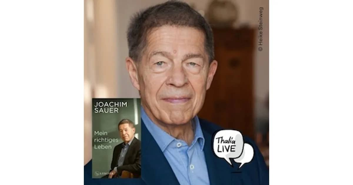 Thalia Frankfurt (0157000066) - Thalia x FAZ - Zukunft gestalten: Joachim Sauer im Gespräch: "Mein richtiges Leben"