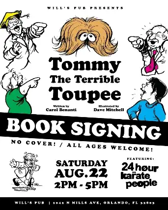 Tommy the Terrible Toupee Book Signing