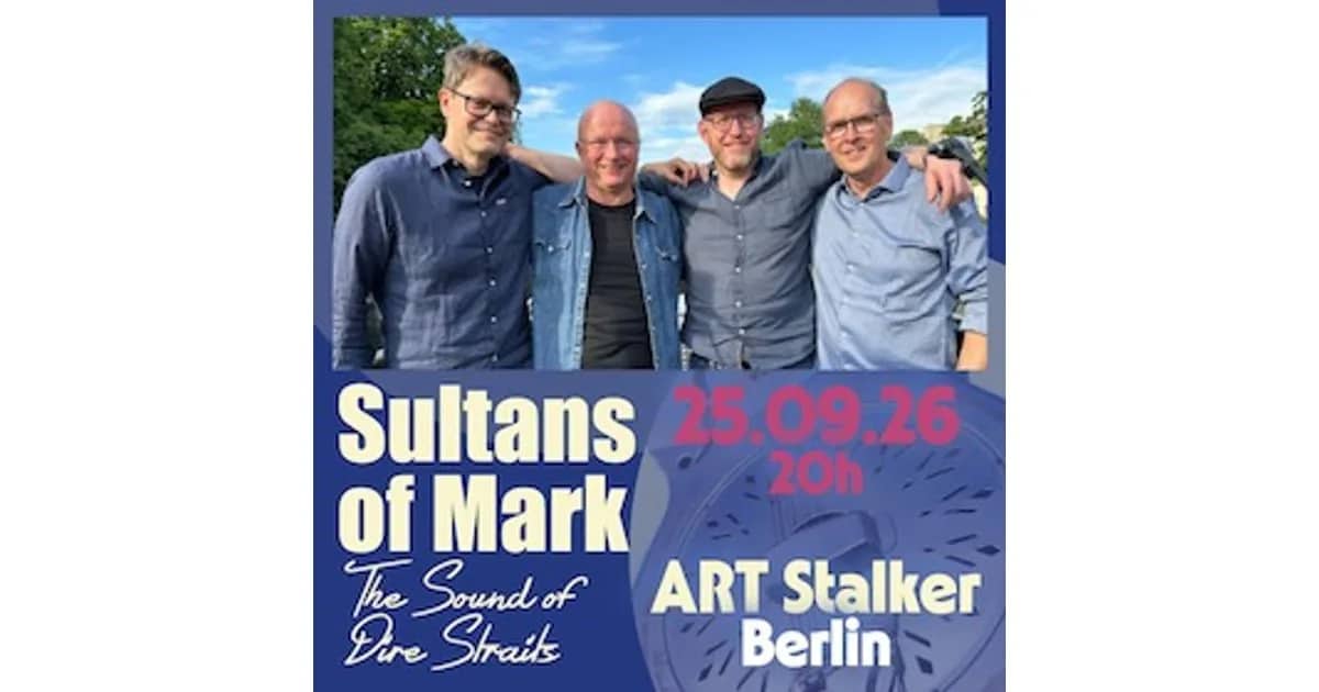 Sultans of Mark - Tribute to Dire Straits - Pure 80s-Rockmagie! Ein Abend wie damals. event poster