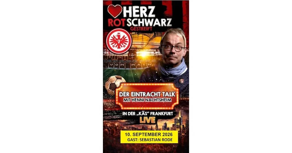 Herz rotschwarz gestreift - Der Eintracht-Talk mit Henni Nachtsheim - Gast: Sebastian Rode