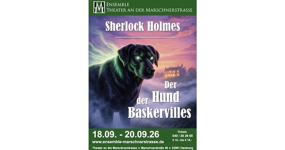 Der Hund der Baskervilles event poster