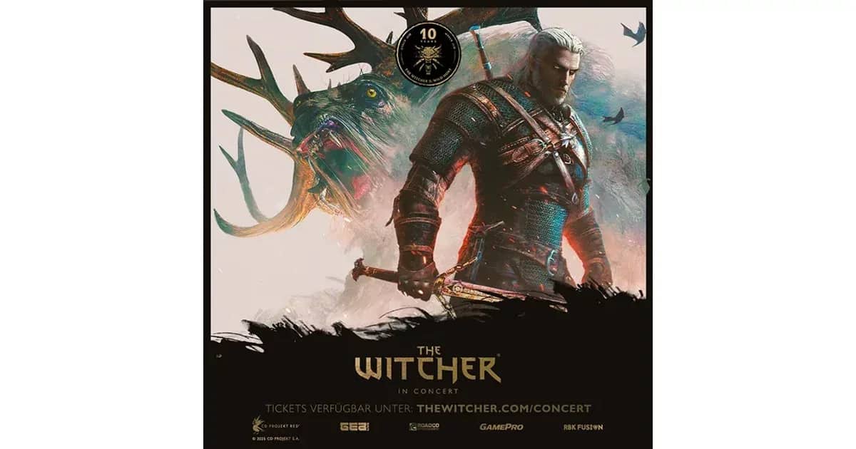 THE WITCHER IN CONCERT - The Witcher 3: Wild Hunt event poster