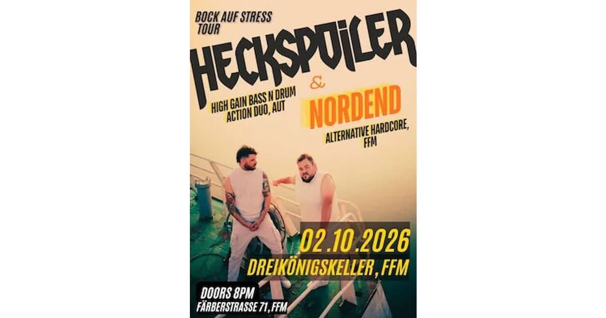 Heckspoiler - Bock auf Stress - Tour