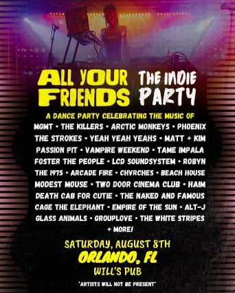 All Your Friends: The Indie Dance Party in Orlando