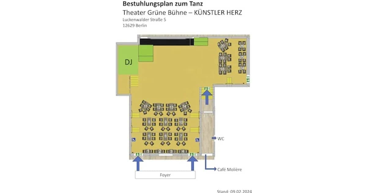 Tanzveranstaltungen im Theater Hellersdorf - Mit DJ Christian Hermann event poster