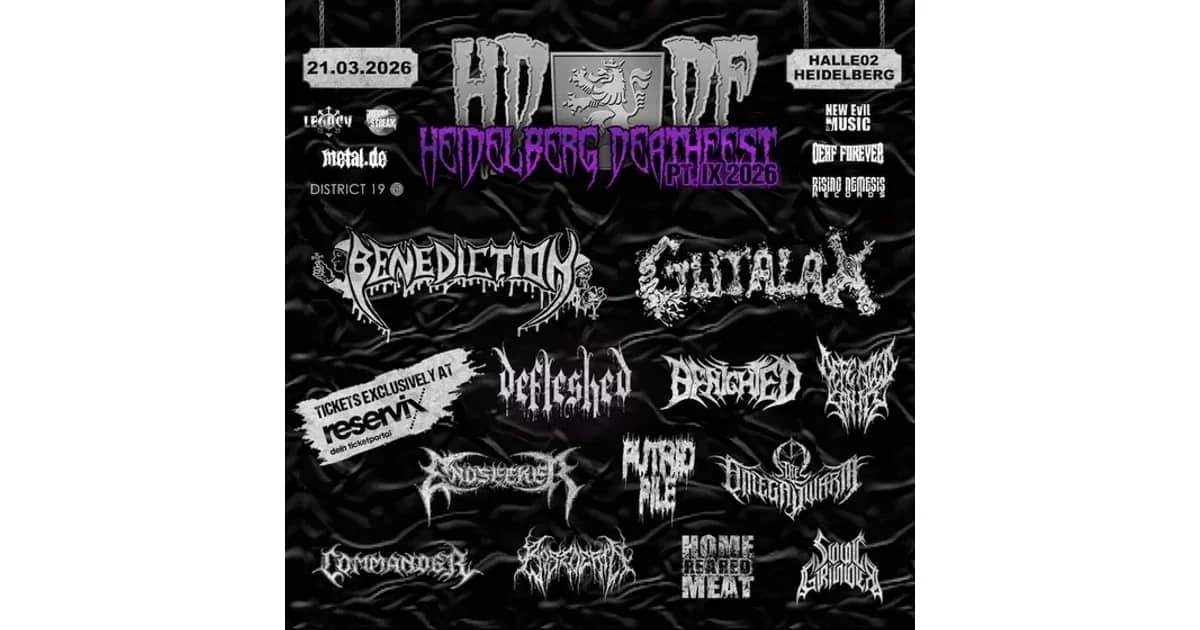 Heidelberg Deathfest X - 2027 - HDDF X - Tagesticket Samstag
