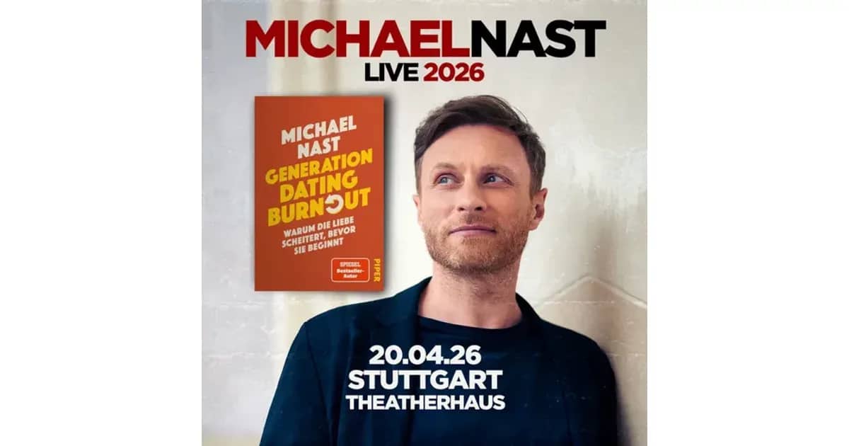 Michael Nast - "Generation Dating Burnout“-Lesetour