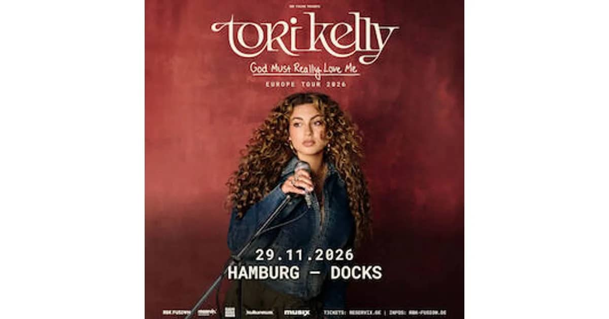 TORI KELLY - God Must Really Love Me Europe Tour