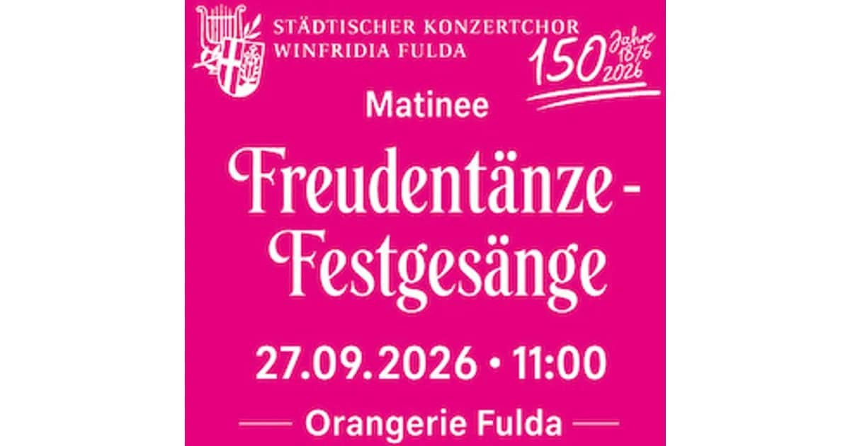 Jubiläumsmatinee - "Freudentänze und Festgesänge“