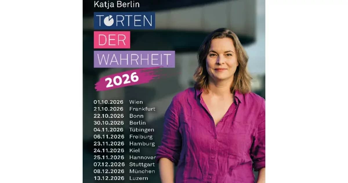 Katja Berlin - Die Torten der Wahrheit event poster