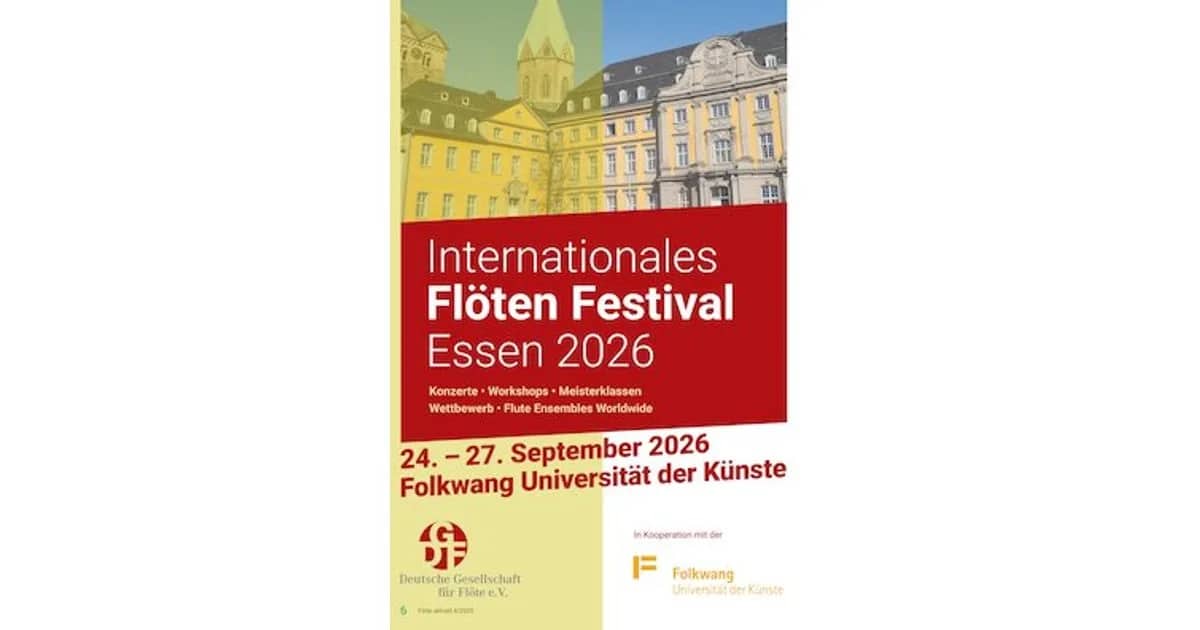 Internationales Flöten Festival - Essen 2026 - Tagesticket Samstag
