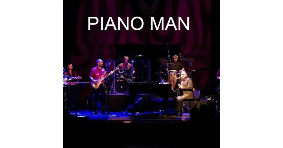 PIANO MAN event poster