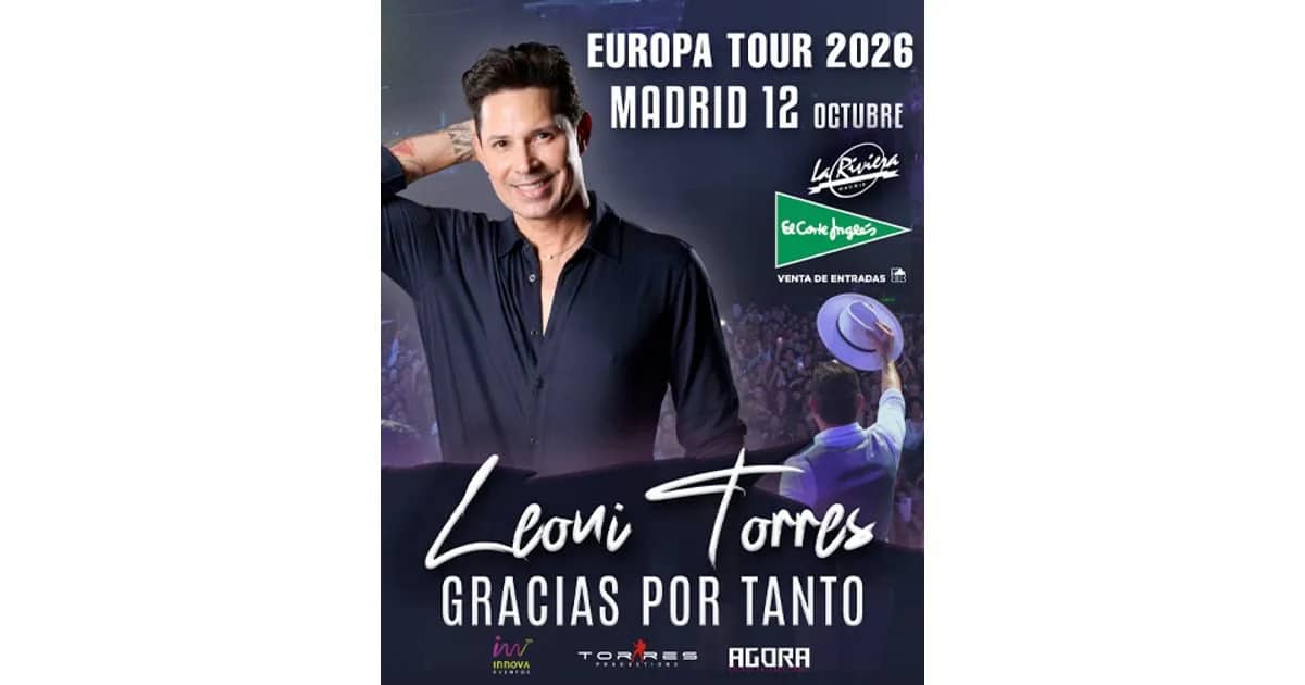 Leoni Torres - Gracias por tanto 2026 event poster