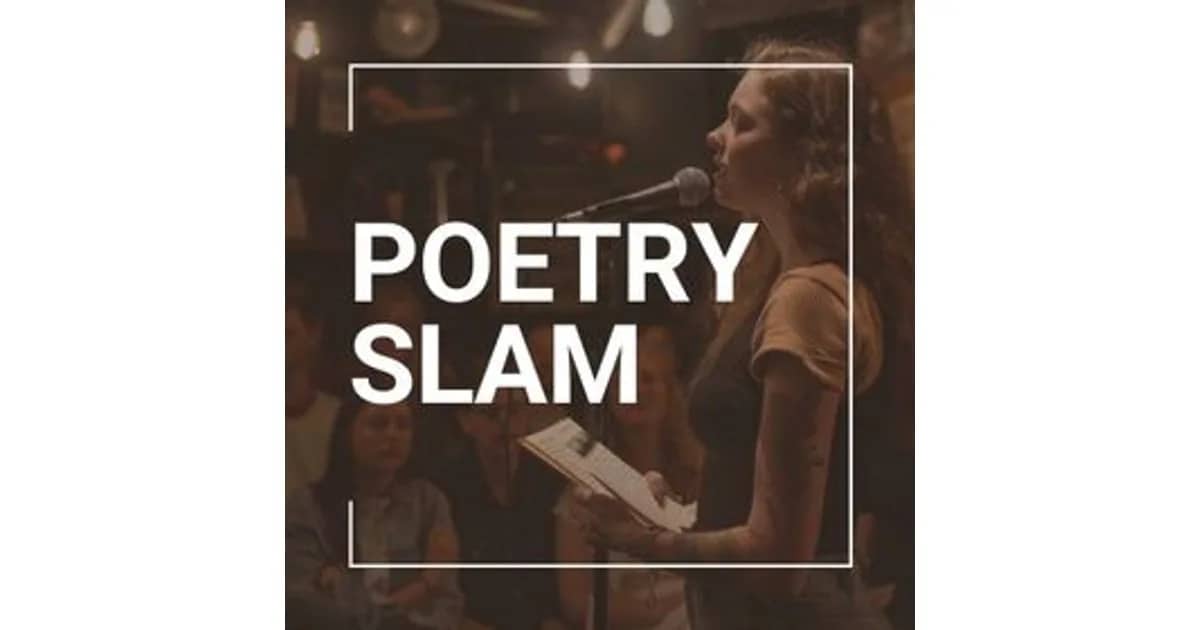 Poetry Slam event poster