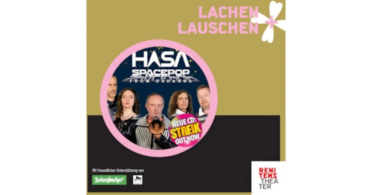 LACHEN & LAUSCHEN - Das Renitenz Open Air im Rosengarten - LACHEN & LAUSCHEN - HASA mit Heiner Reiff: „STREIK“ – das neue Album live auf der Bühne!
