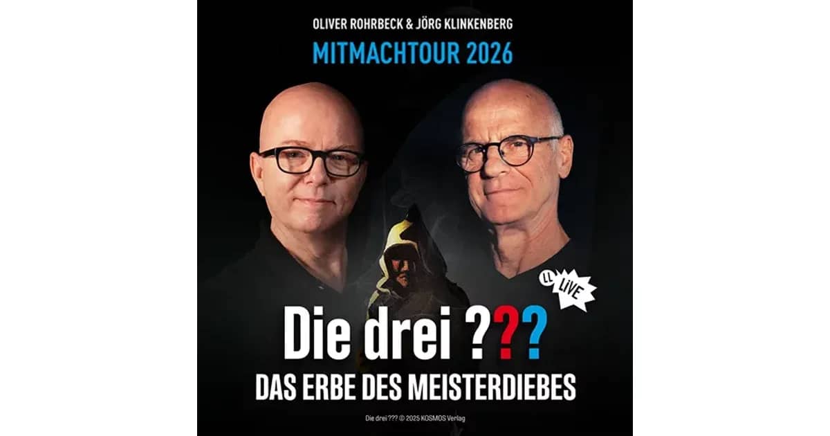 Die drei ??? Das Erbe des Meisterdiebes als Mitmachhörspiel event poster