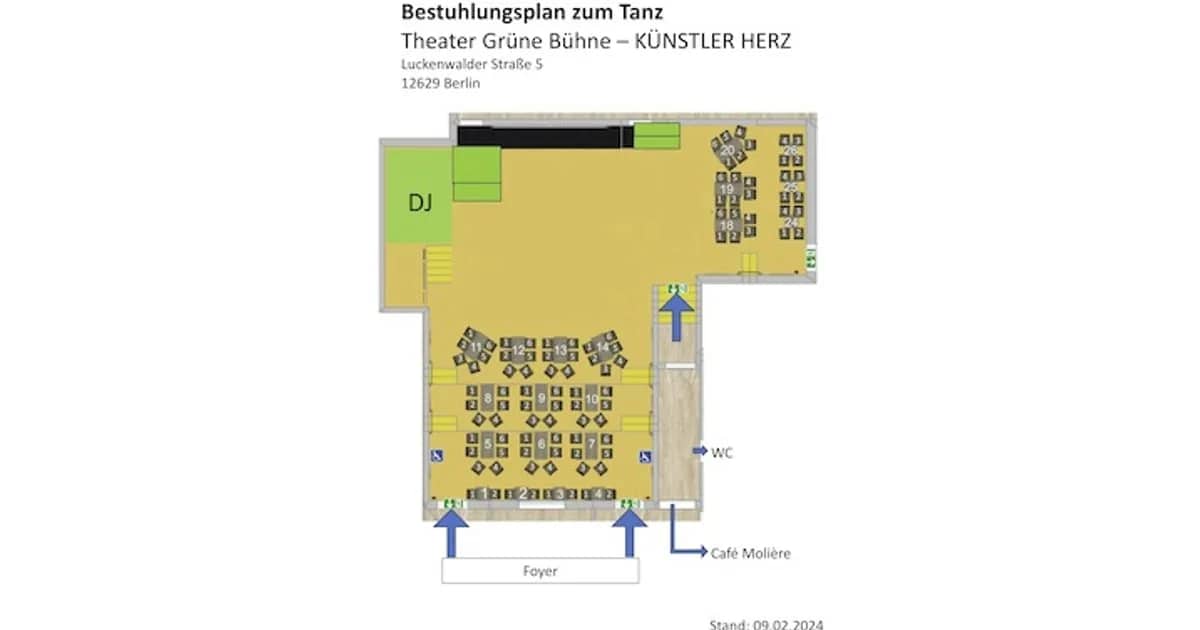 Tanzveranstaltungen im Theater Hellersdorf - Mit DJ Christian Hermann