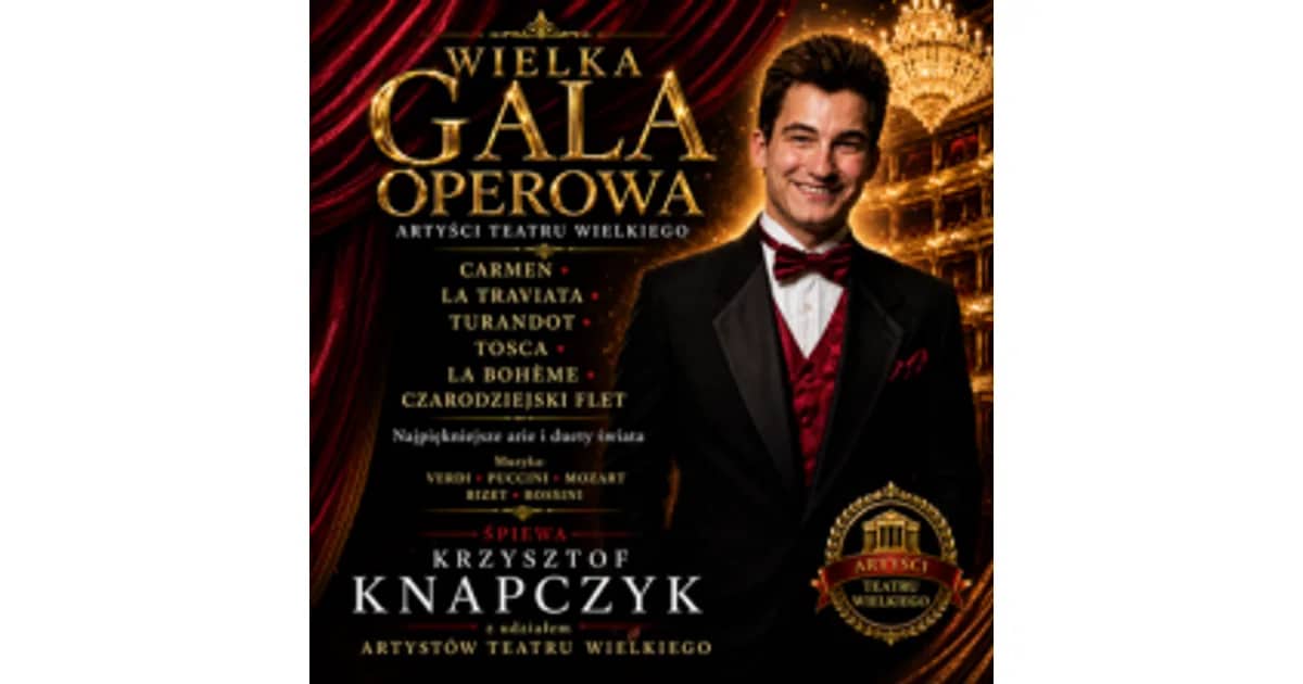 Wielka Gala Operowa: Krzysztof Knapczyk, Carmen, La Traviata, Turandot