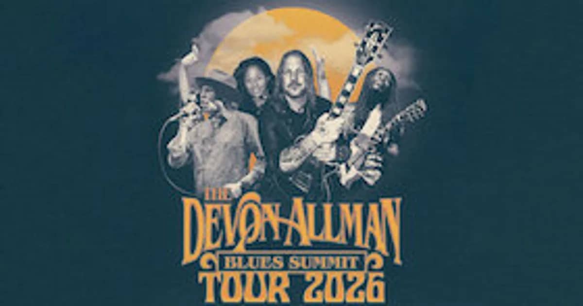 The Devon Allman Blues Summit - European Tour 2026 event poster