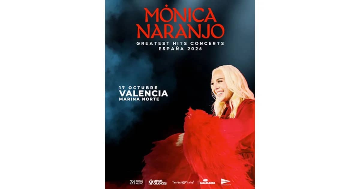 Mónica Naranjo event poster