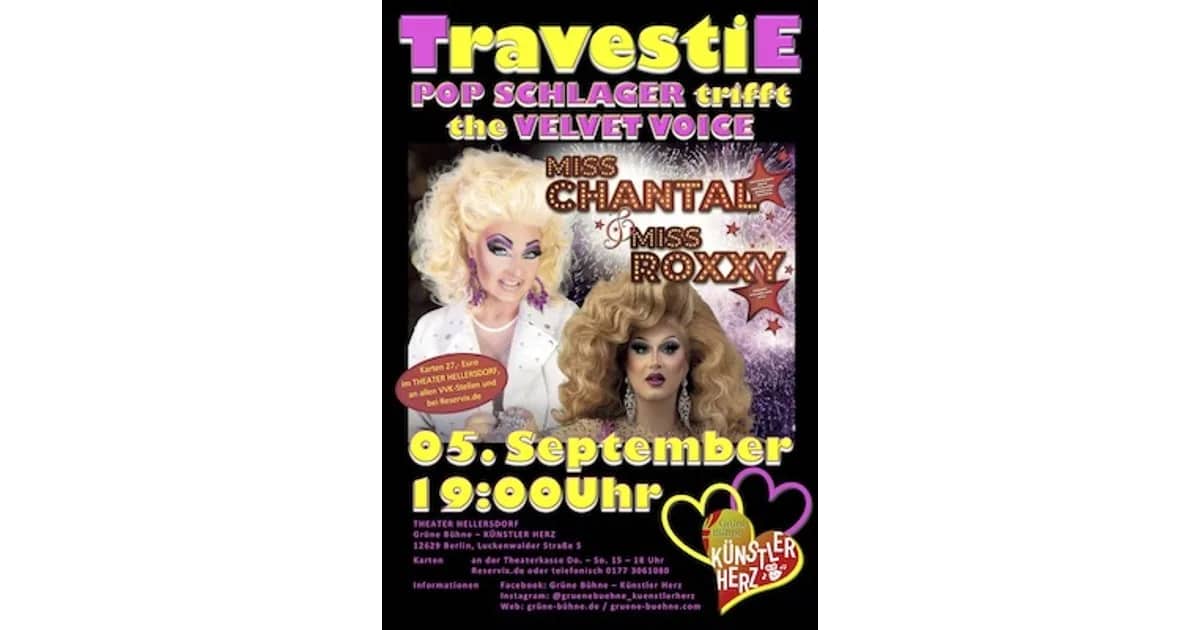 Zu Gast in der Grünen Bühne - Miss Chantal und Miss Roxxy event poster